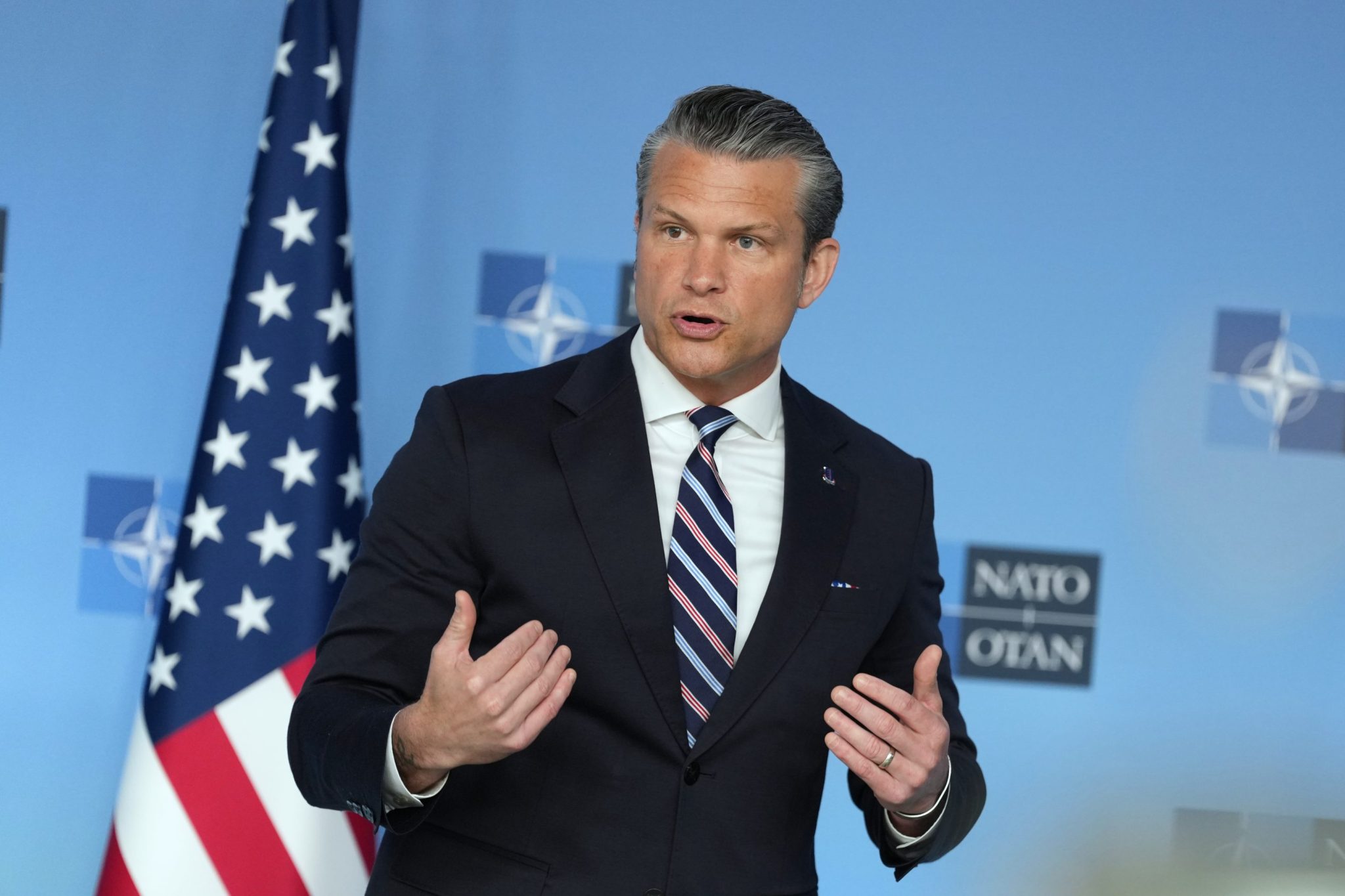 Pete Hegseth flew to NATO, told allies they might fail his review, and caught an early flight home