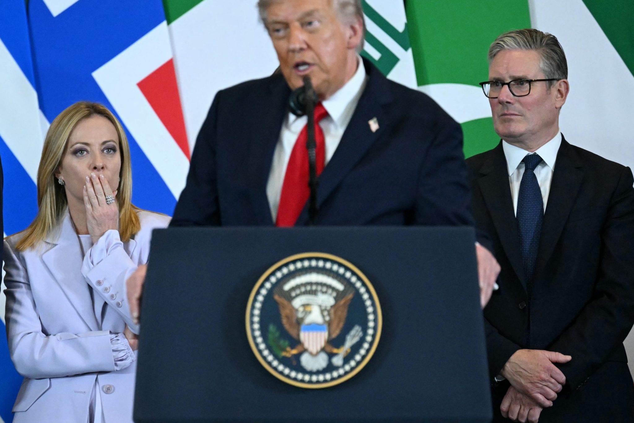 Meloni quit smoking; notorious bike-hater Trump gets gifted a bike; Macron loses his watch: Hot mic moments from the G7 summit