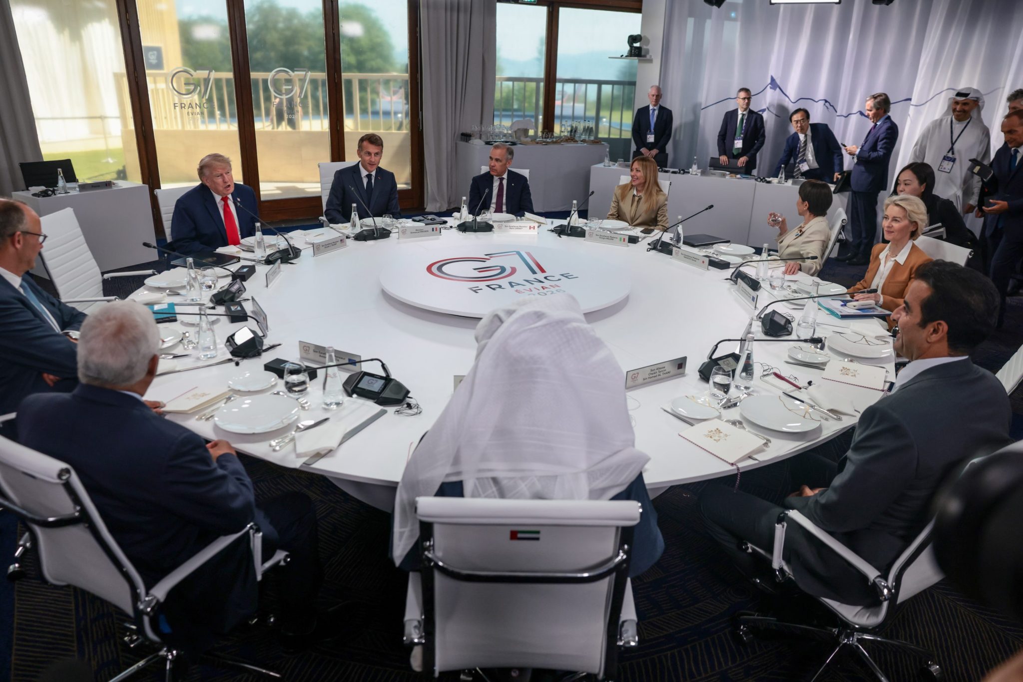 The G7 has some special lunchtime guests this year: Sam Altman, Demis Hassabis and Dario Amodei
