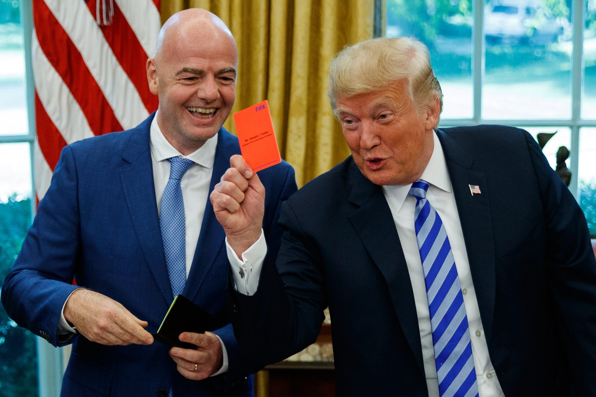 ‘All I did was ask for a review’: Trump denies demanding FIFA for a review of Folarin Balogun’s World Cup red card